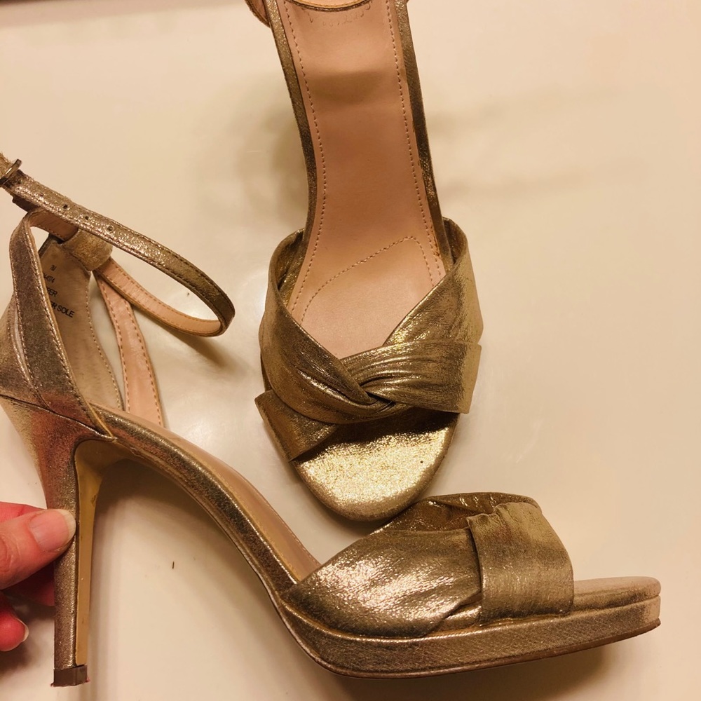 Gold heels